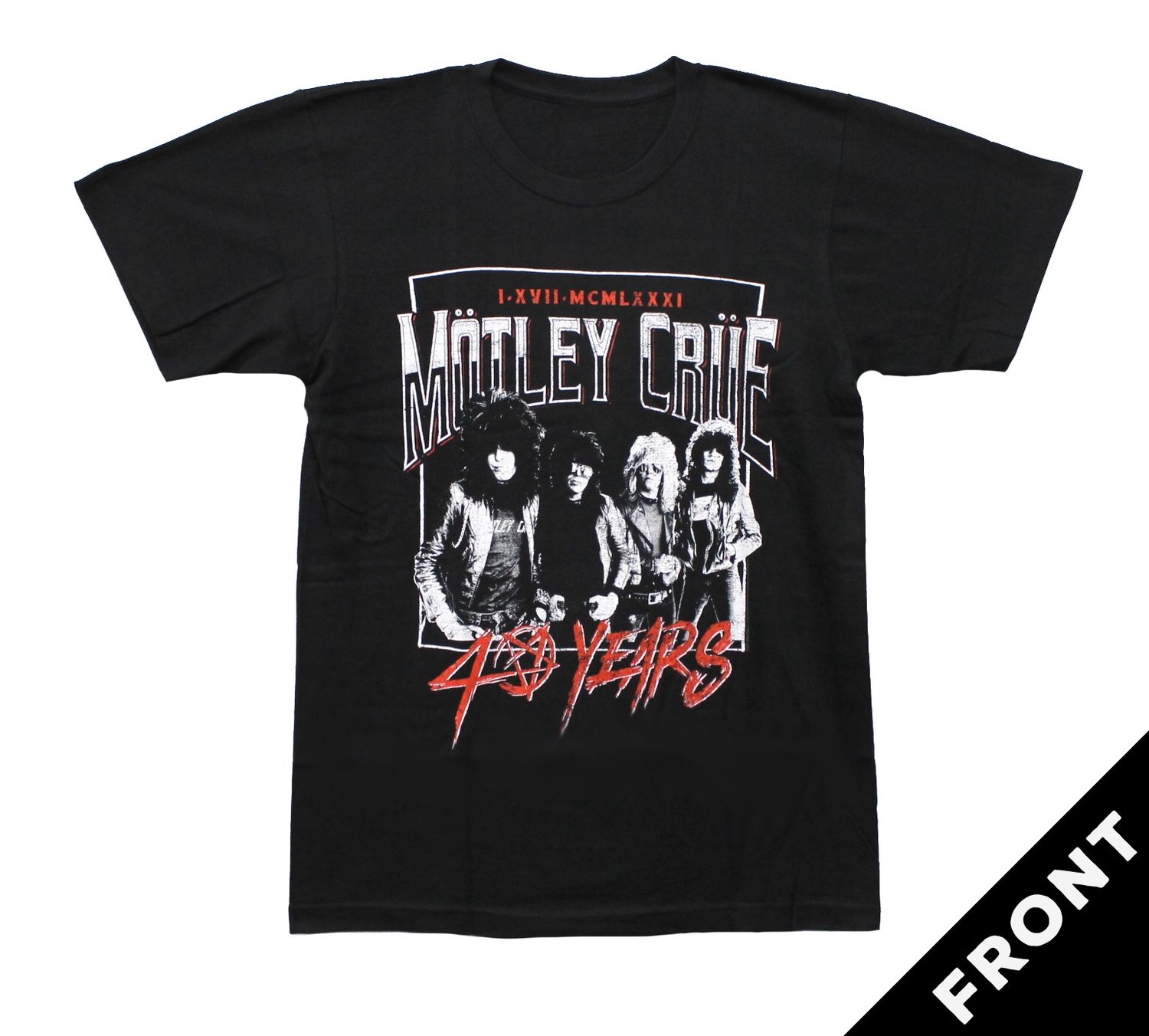 Motley Crue 40 Years - Black