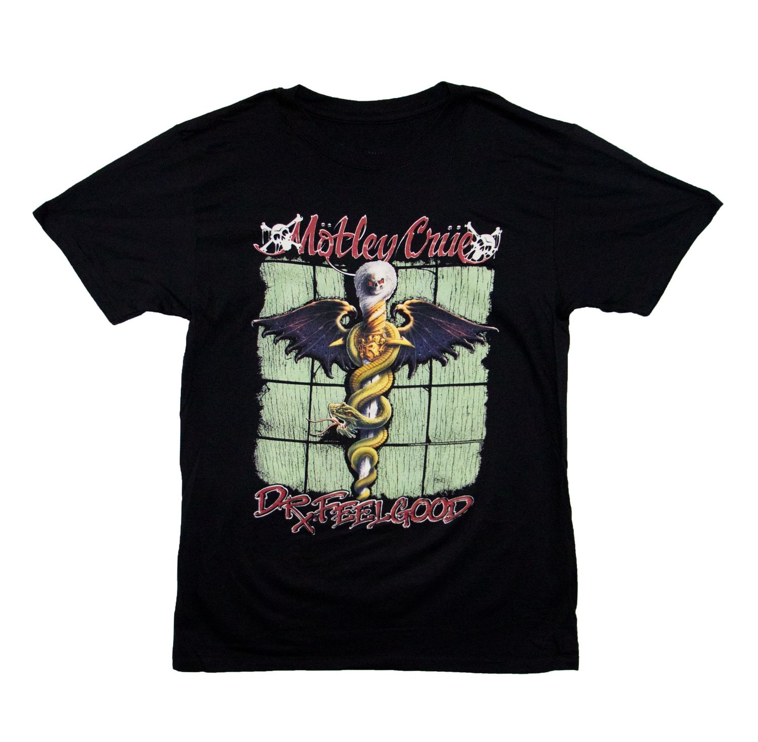 Motley Crue - Dr. Feelgood Album Cover - BLK