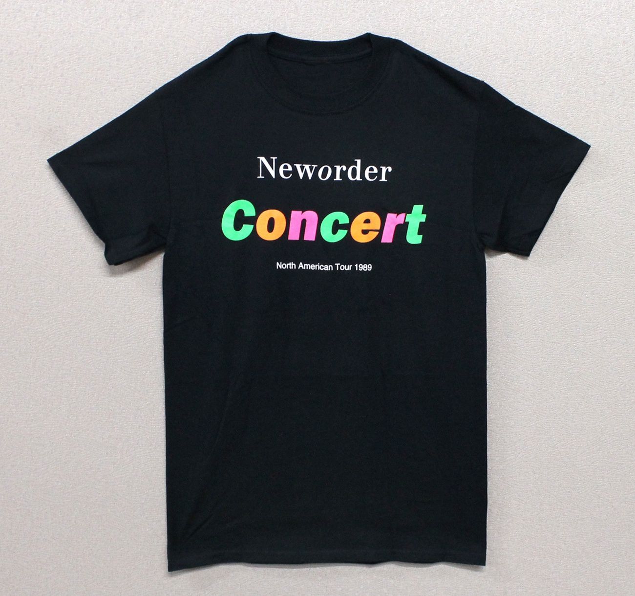 New Order 1989 NA Tour-Black