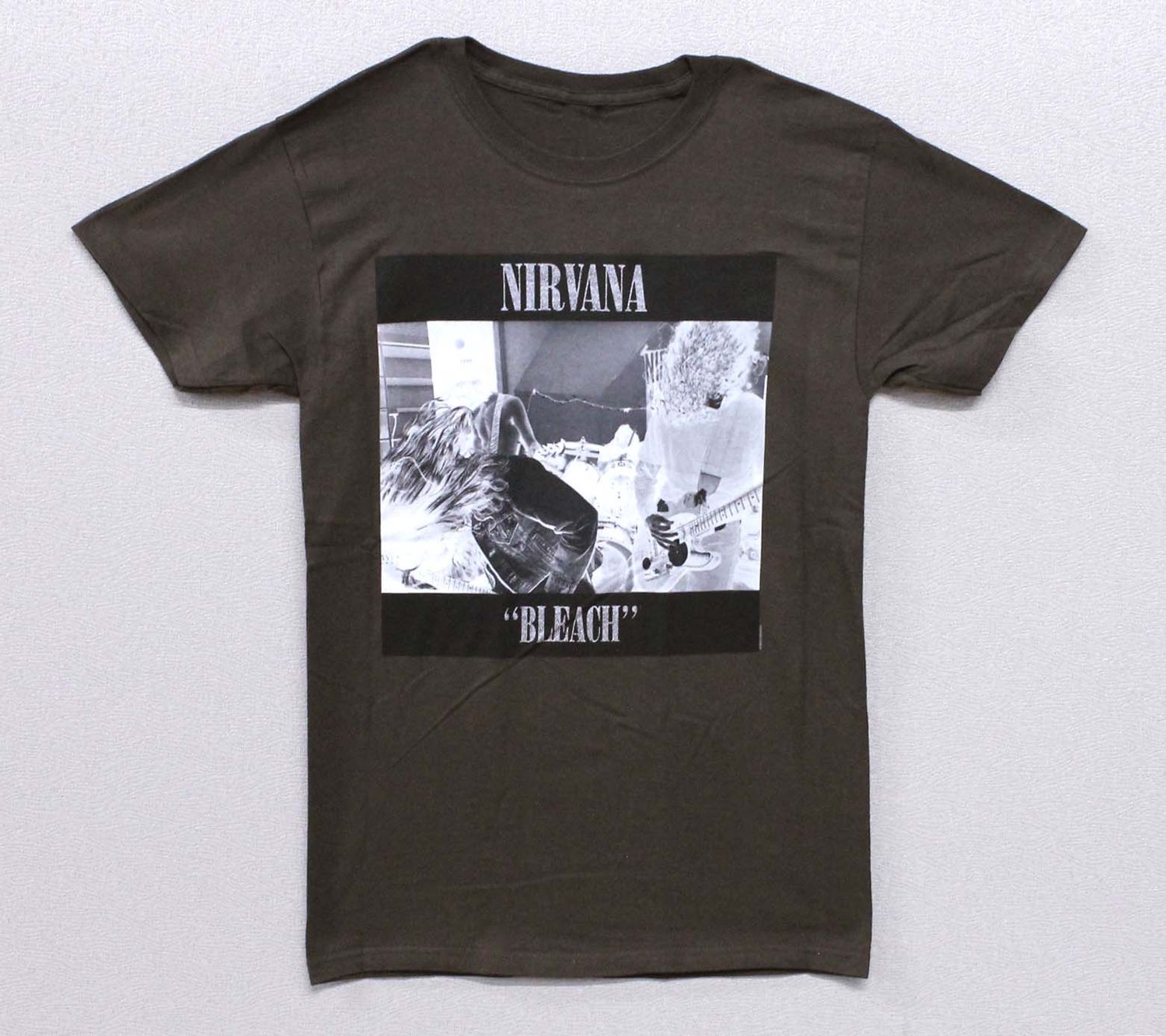 Nirvana Bleach Square on Brown