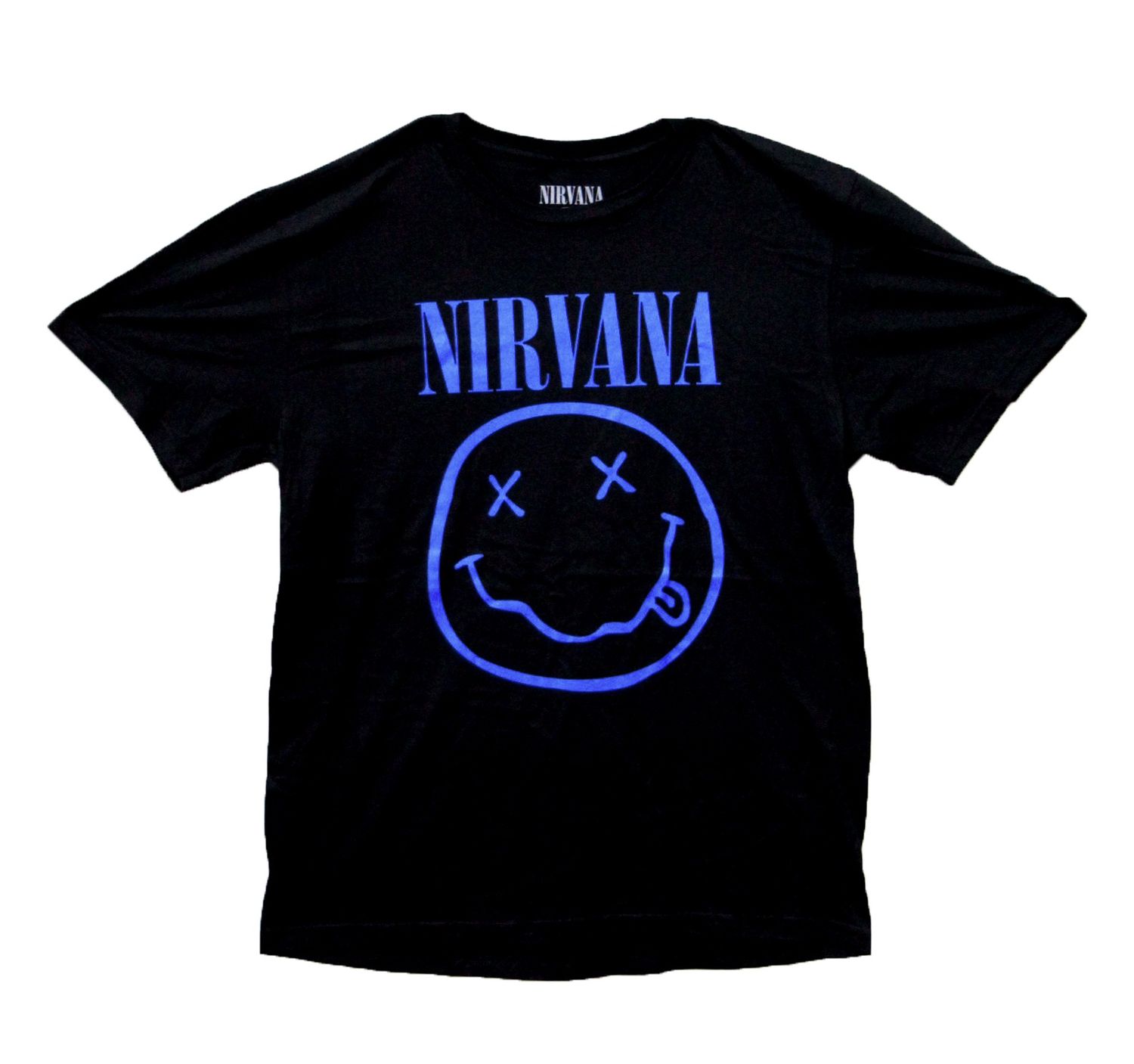 Nirvana - Blue Smiley - BLK