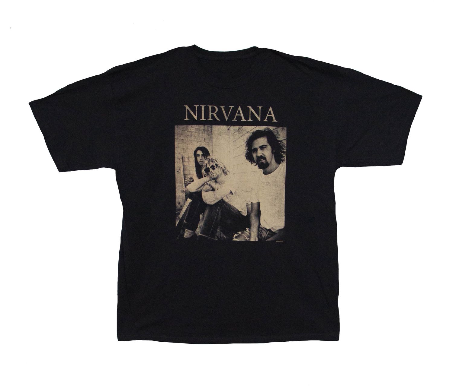 Nirvana - Sepia Band Photo - BLK