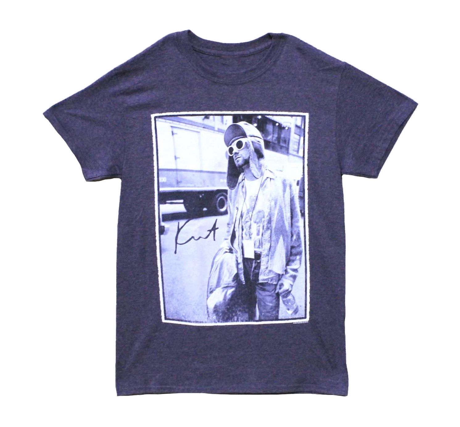 Nirvana Kurt Cobain Bus Stop - Navy