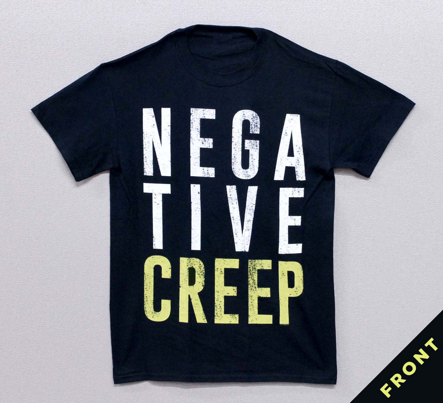 Nirvana Nega Tive Creep Big Text - Black
