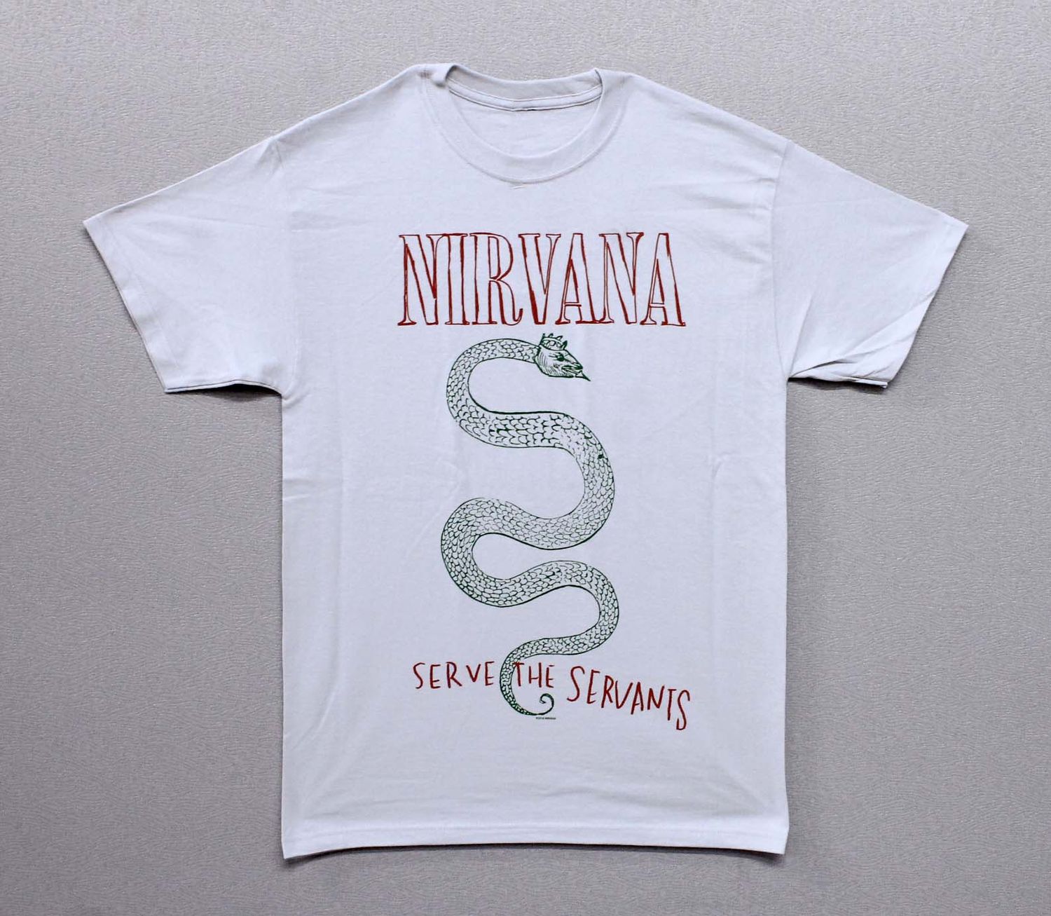 Nirvana Serve the Servants Serpent - Silver