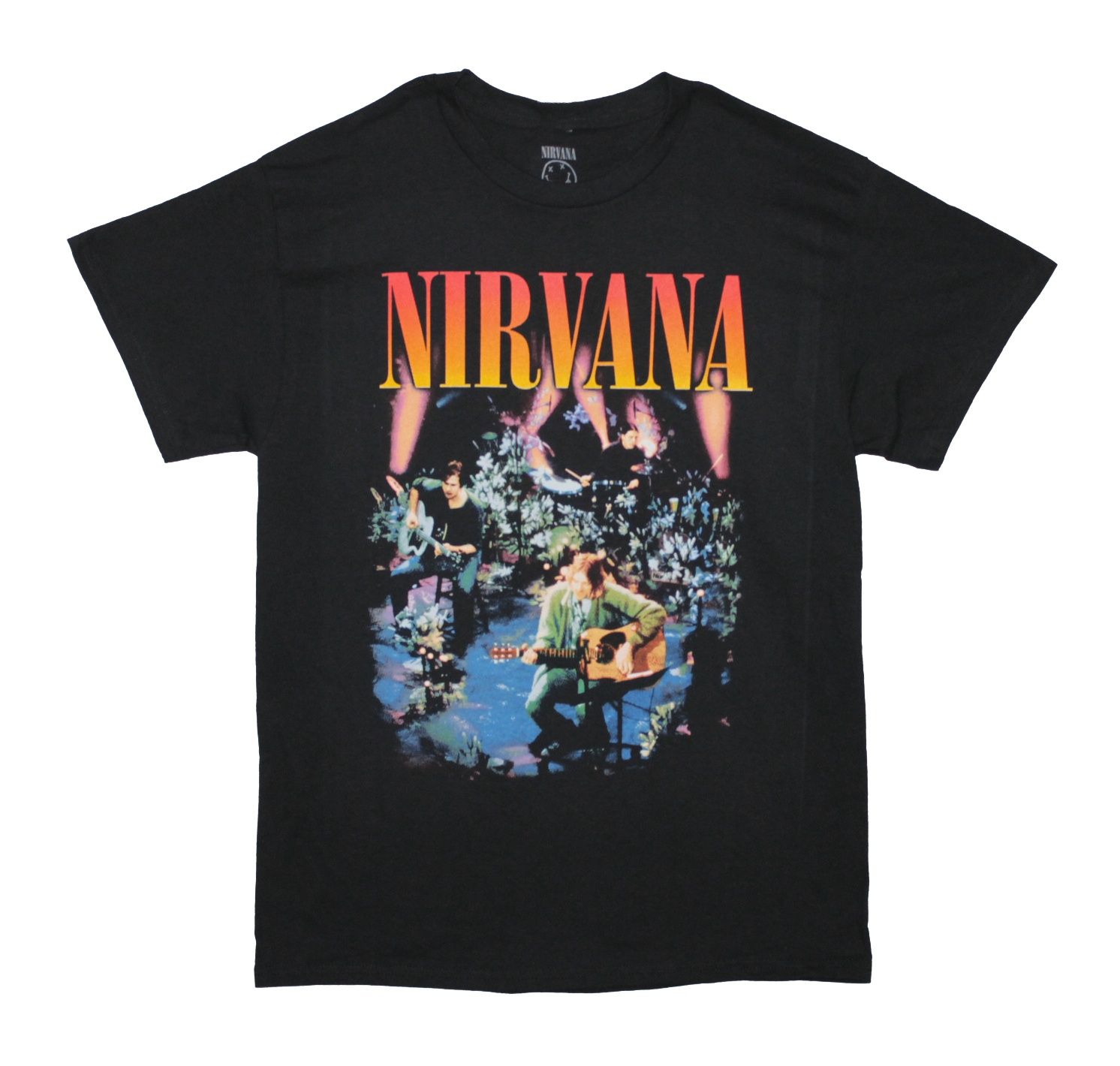 Nirvana Unplugged Live Concert Photo - Black
