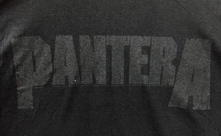 Pantera All Black Logo - Black