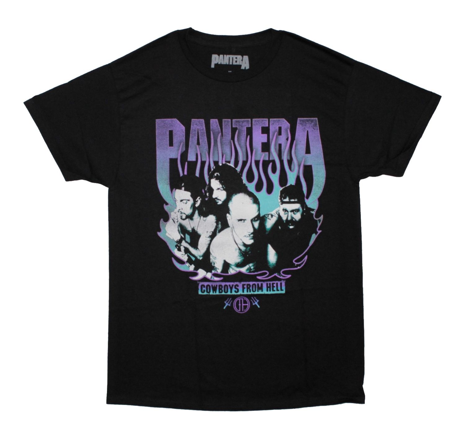 Pantera Purple Flames - Black
