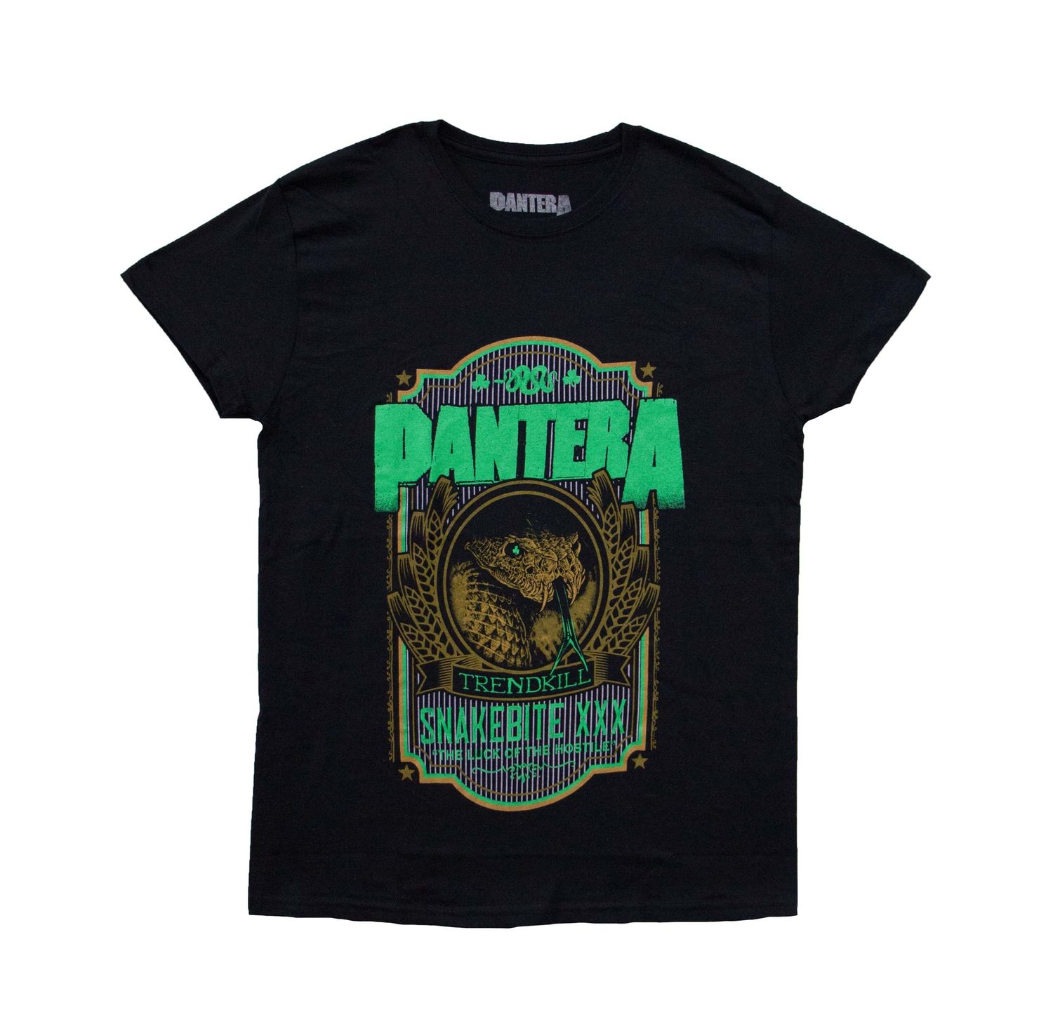 Pantera Snakebite XXX Label - Black