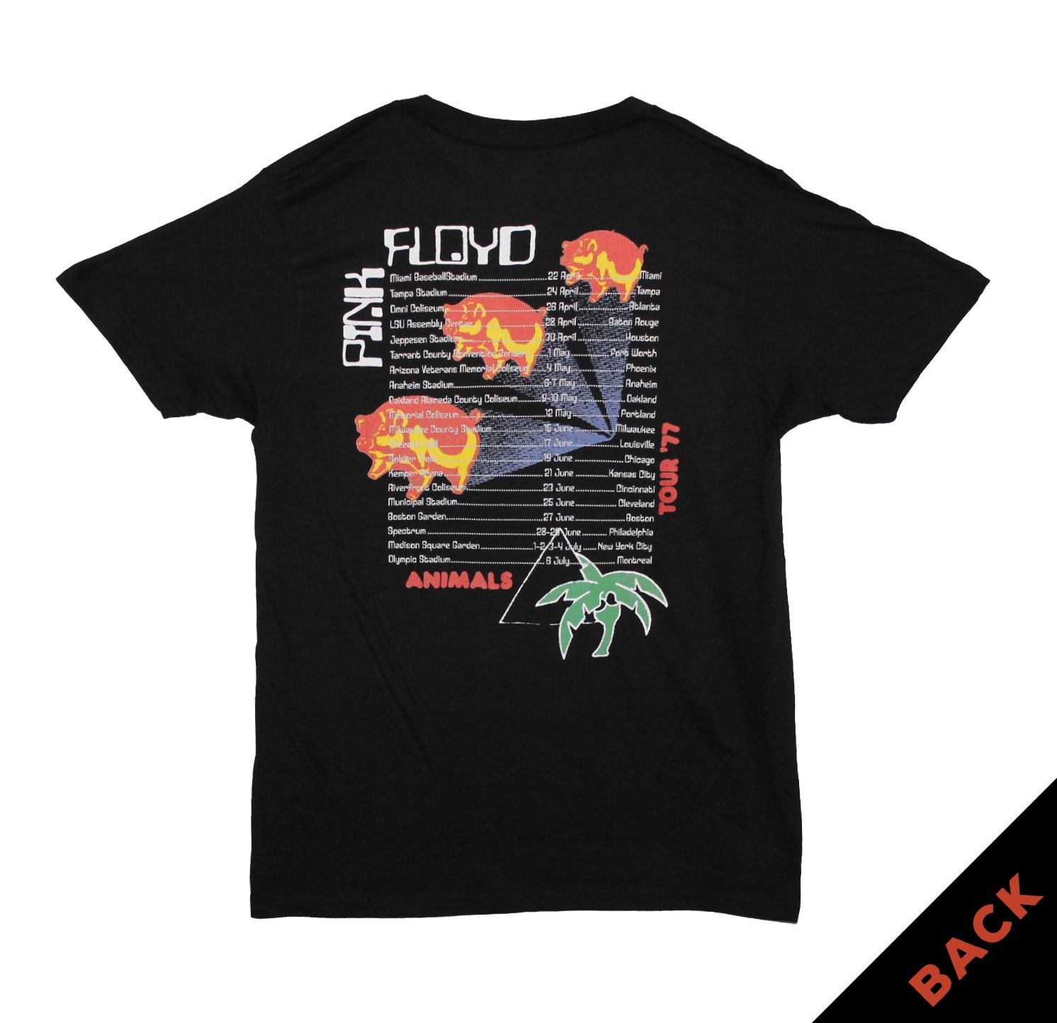 Pink Floyd Animals Tour 77 - Black
