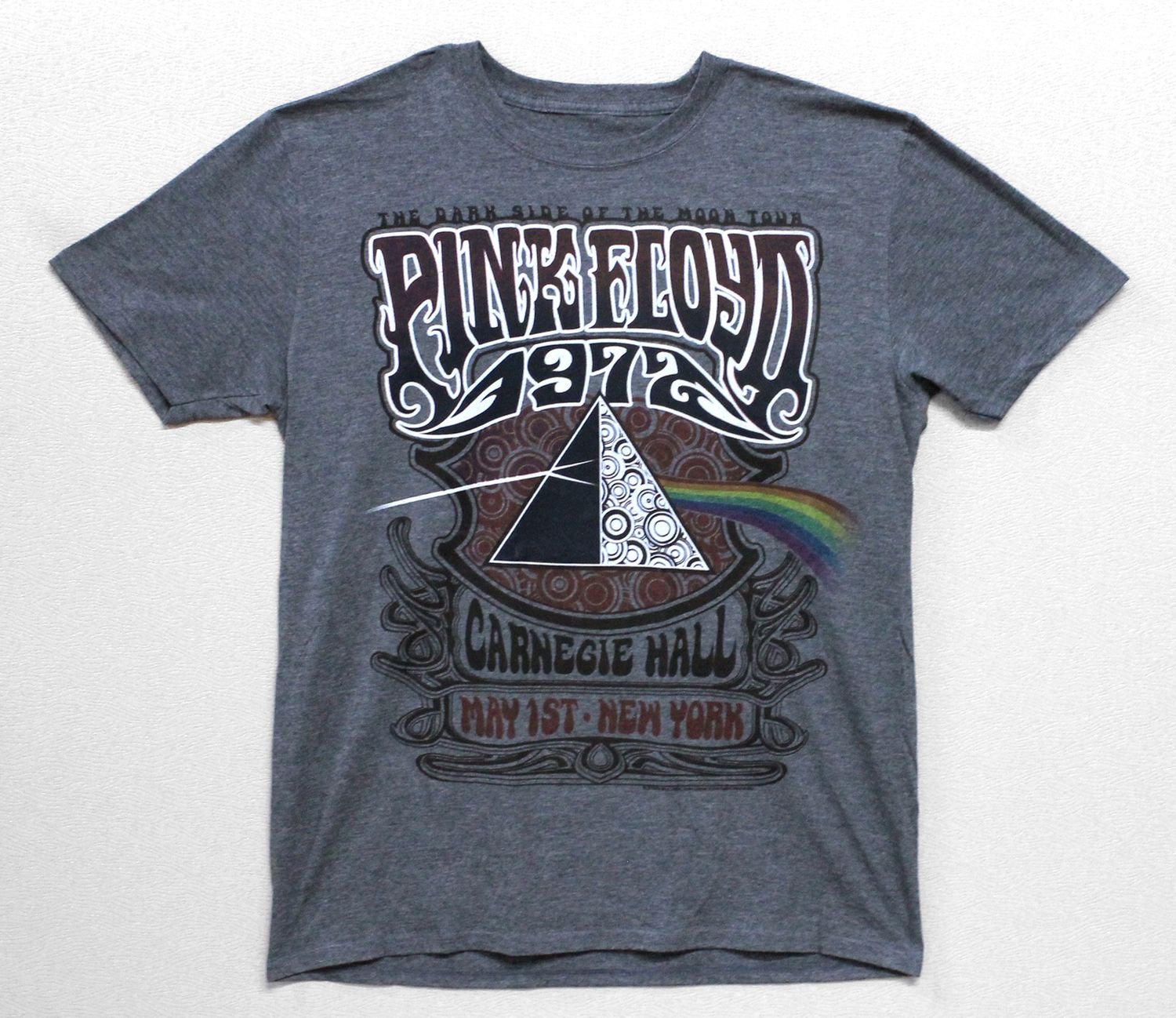 Pink Floyd Dark Side 1972 Carnegie Hall - Charcoal Heather