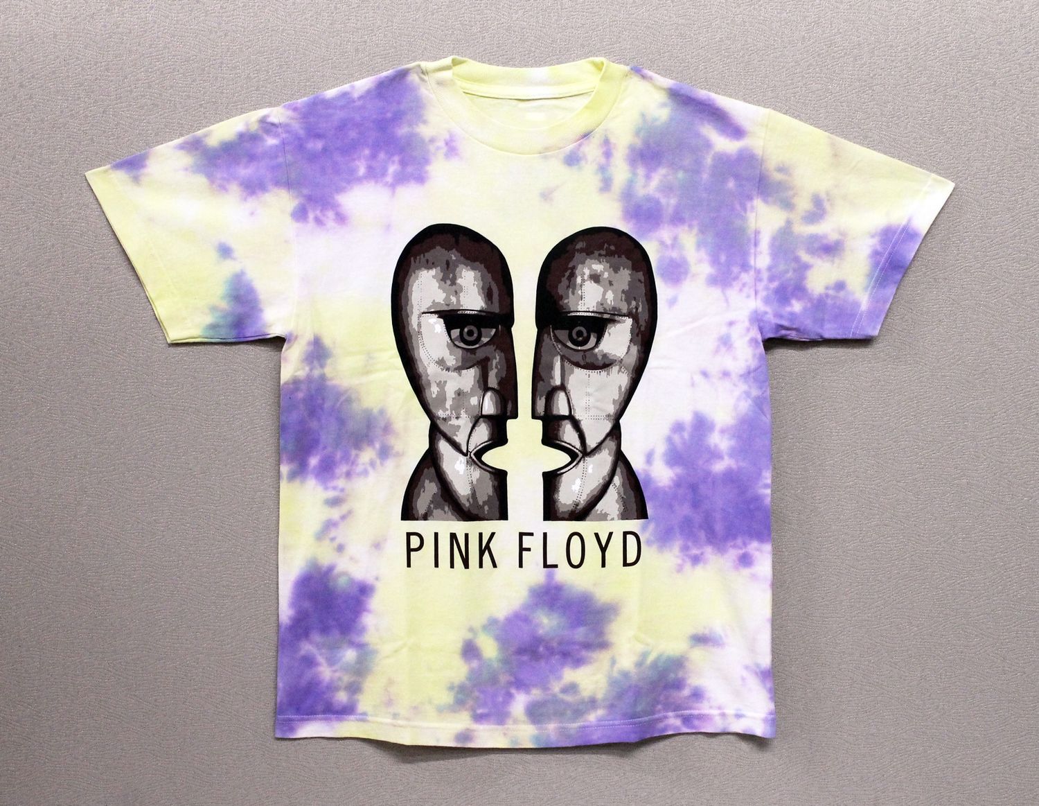 Pink Floyd Division Bell Yellow Tye-Dye