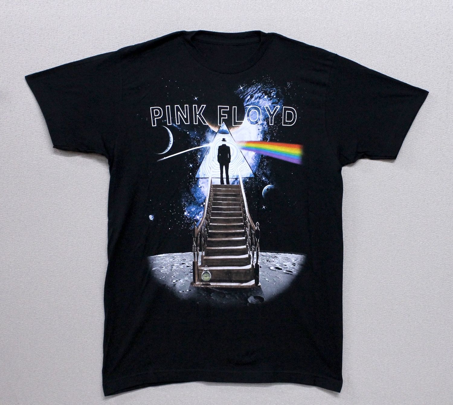 Pink Floyd Dark Side Stairway to the Moon -Black