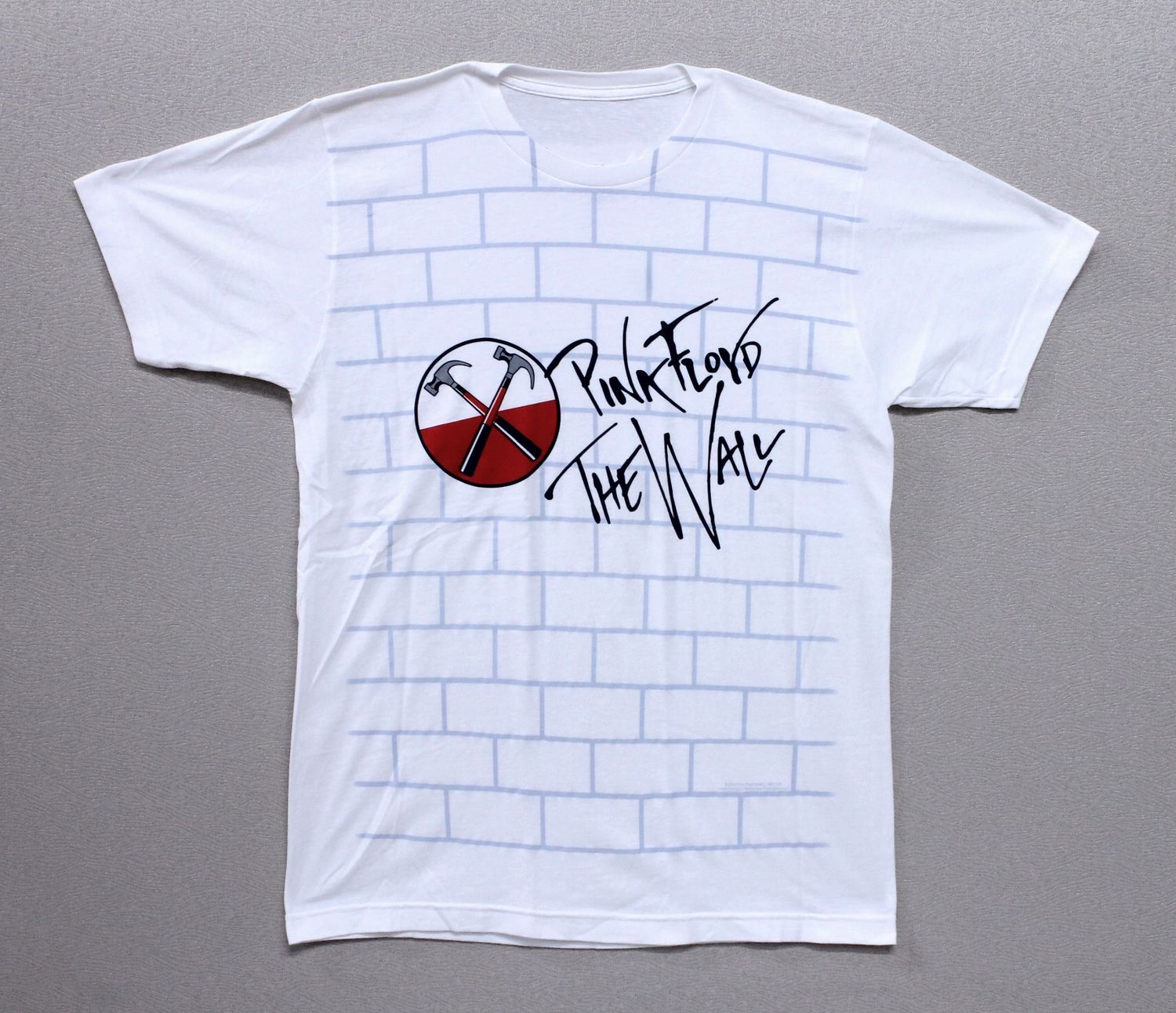 Pink Floyd The Wall Bricks and Logo Full Print-White