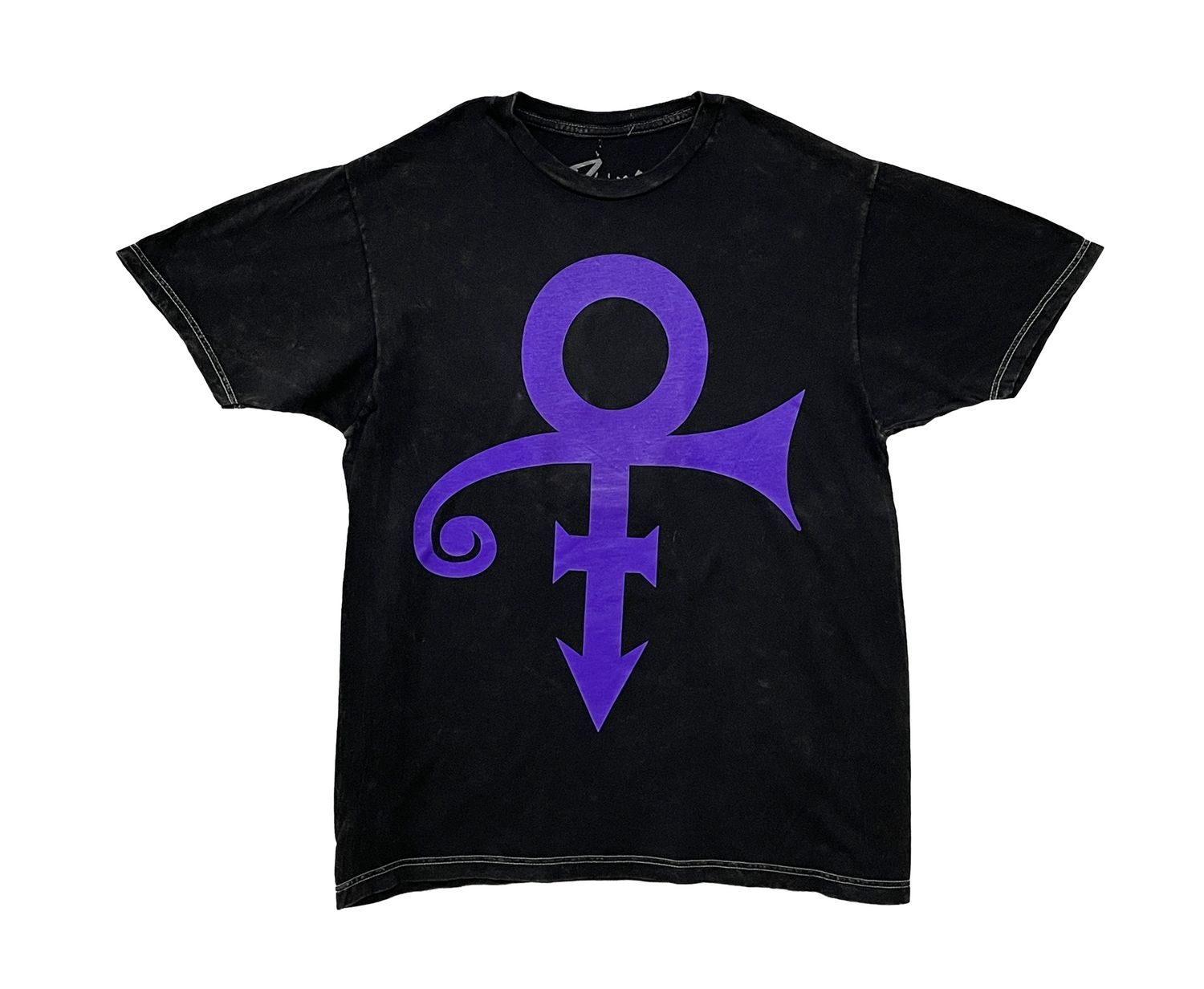 Prince Purple Logo-Washed Off Blk Tye-Dye