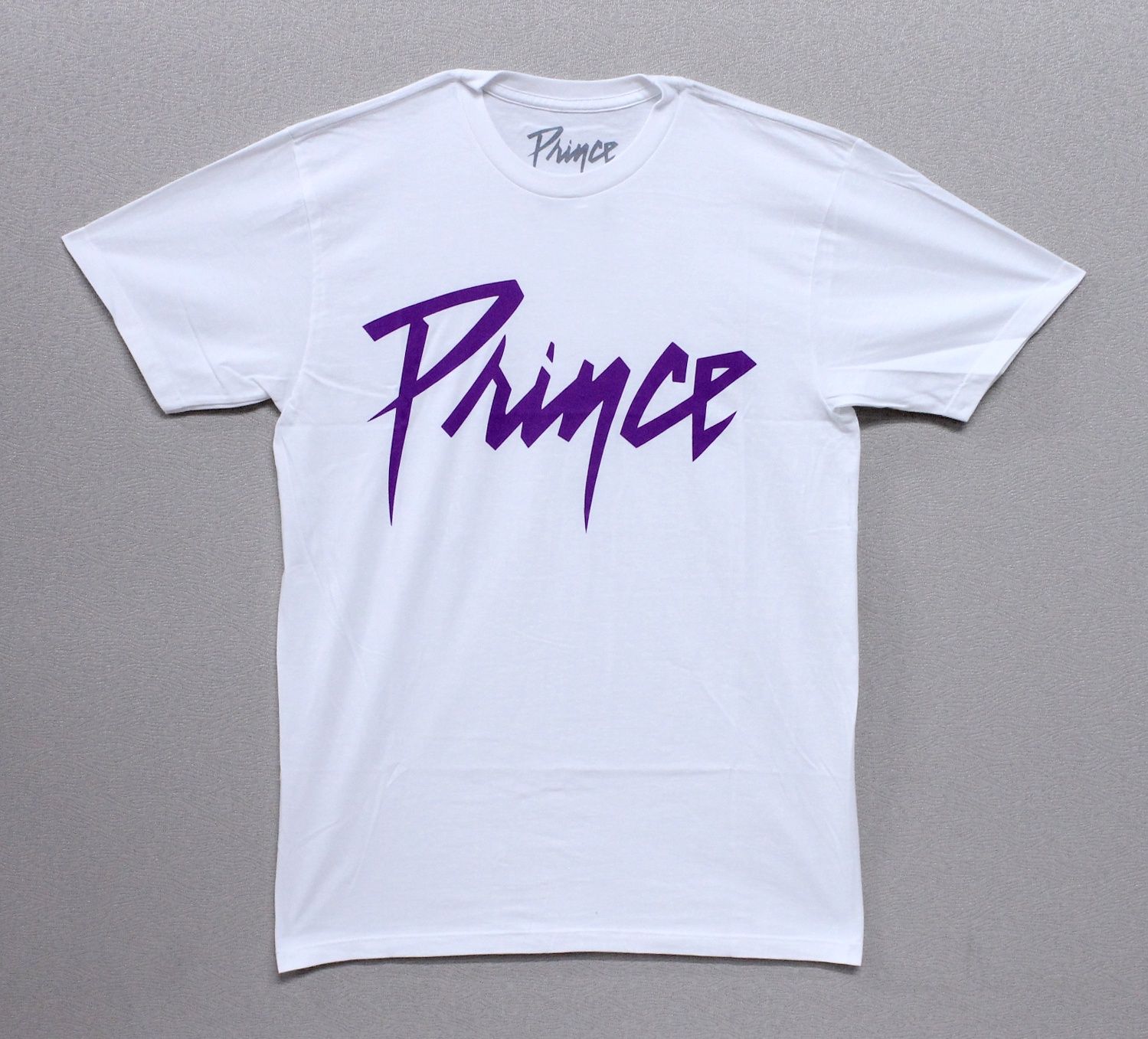 Prince Purple Writing - White