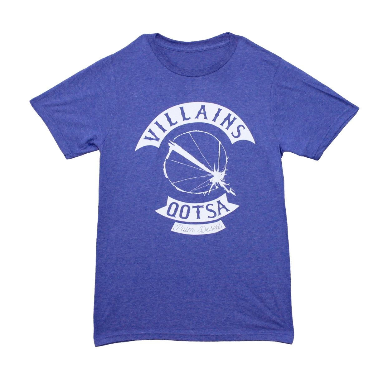 Queens of the Stone Age Villains Emblem - Heather Royal Blue