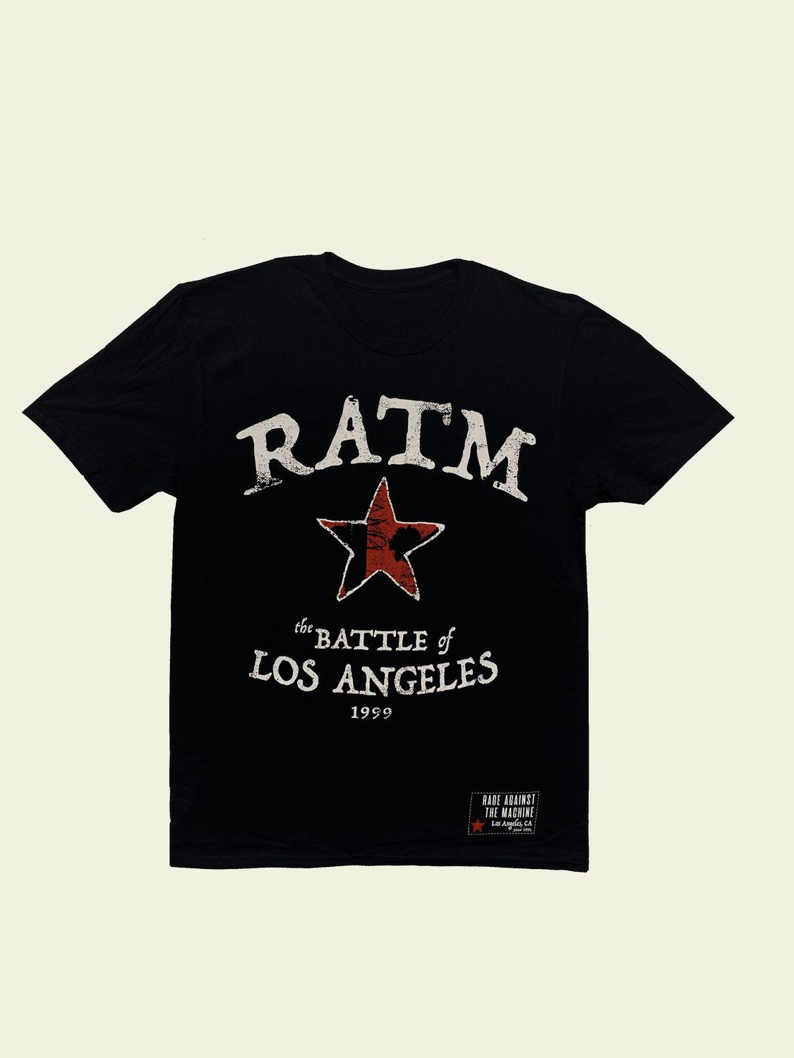 Rage Against the Machine Battle Star - Black
