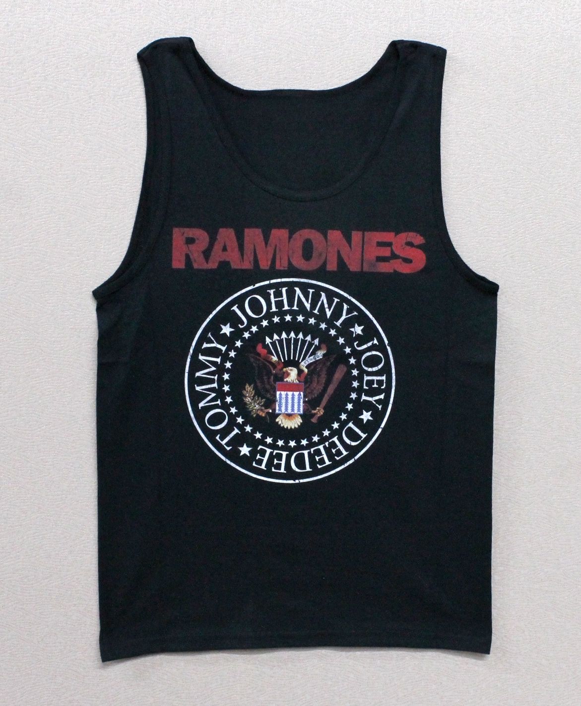 Ramones Logo Tank-Black