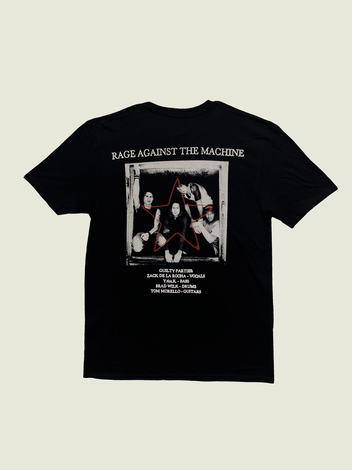 Rage Against the Machine Battle Star - Black