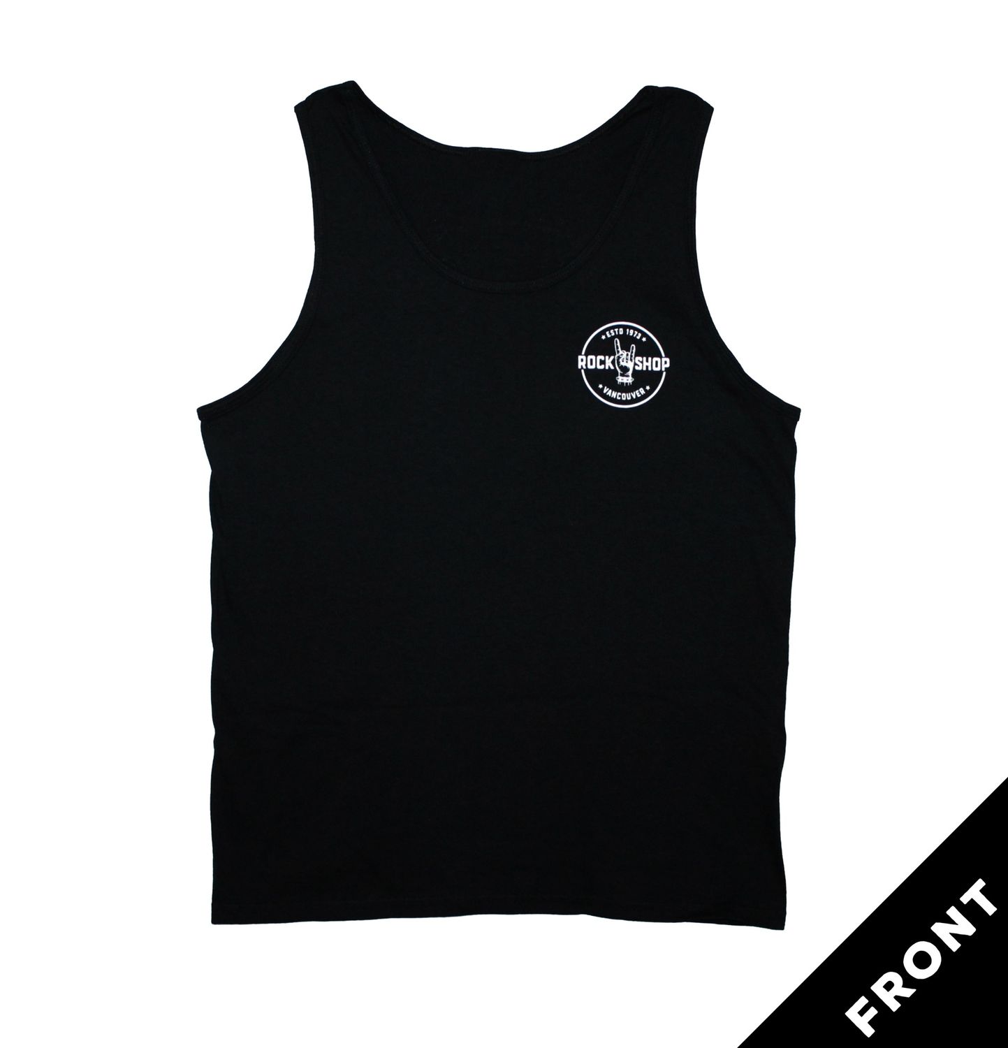 Rock Shop Front &amp; Back Logo Tank Top