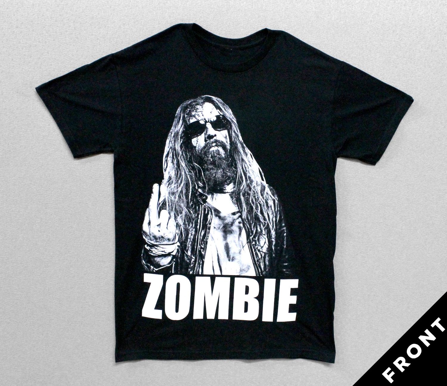 Rob Zombie Middle Finger-Black