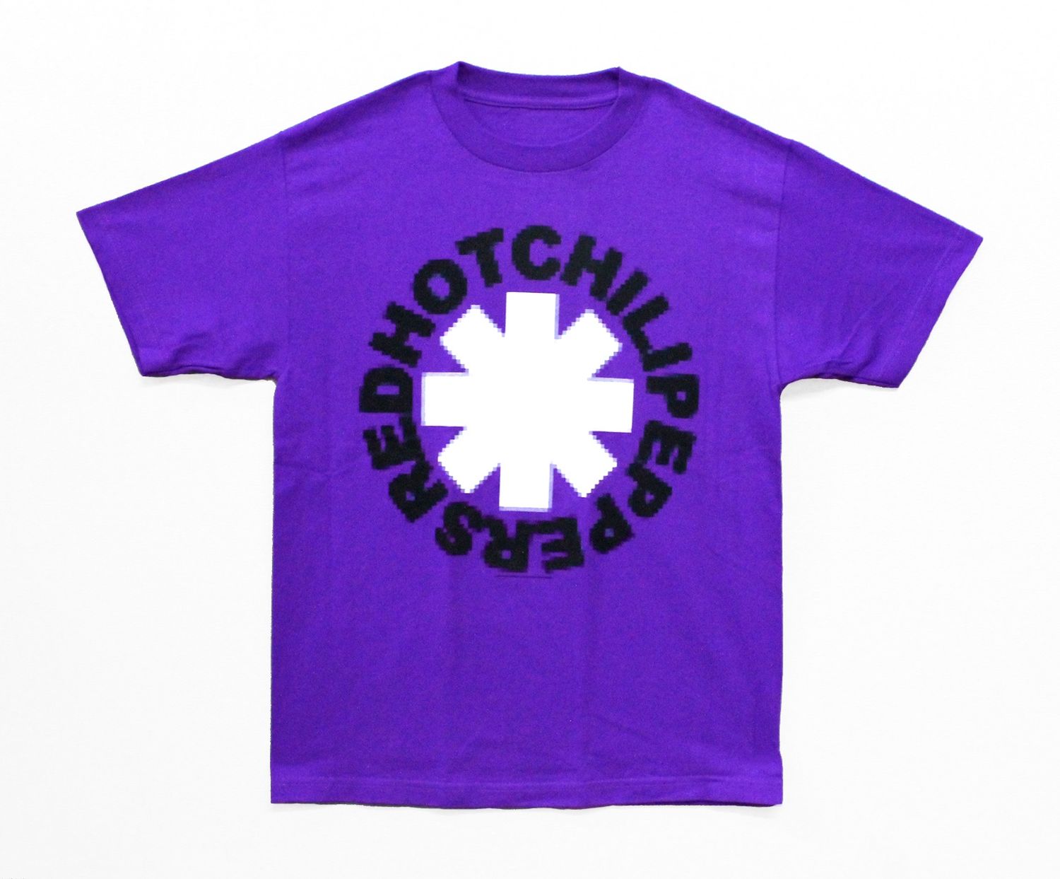 Red Hot Chili Peppers White Logo-Purple