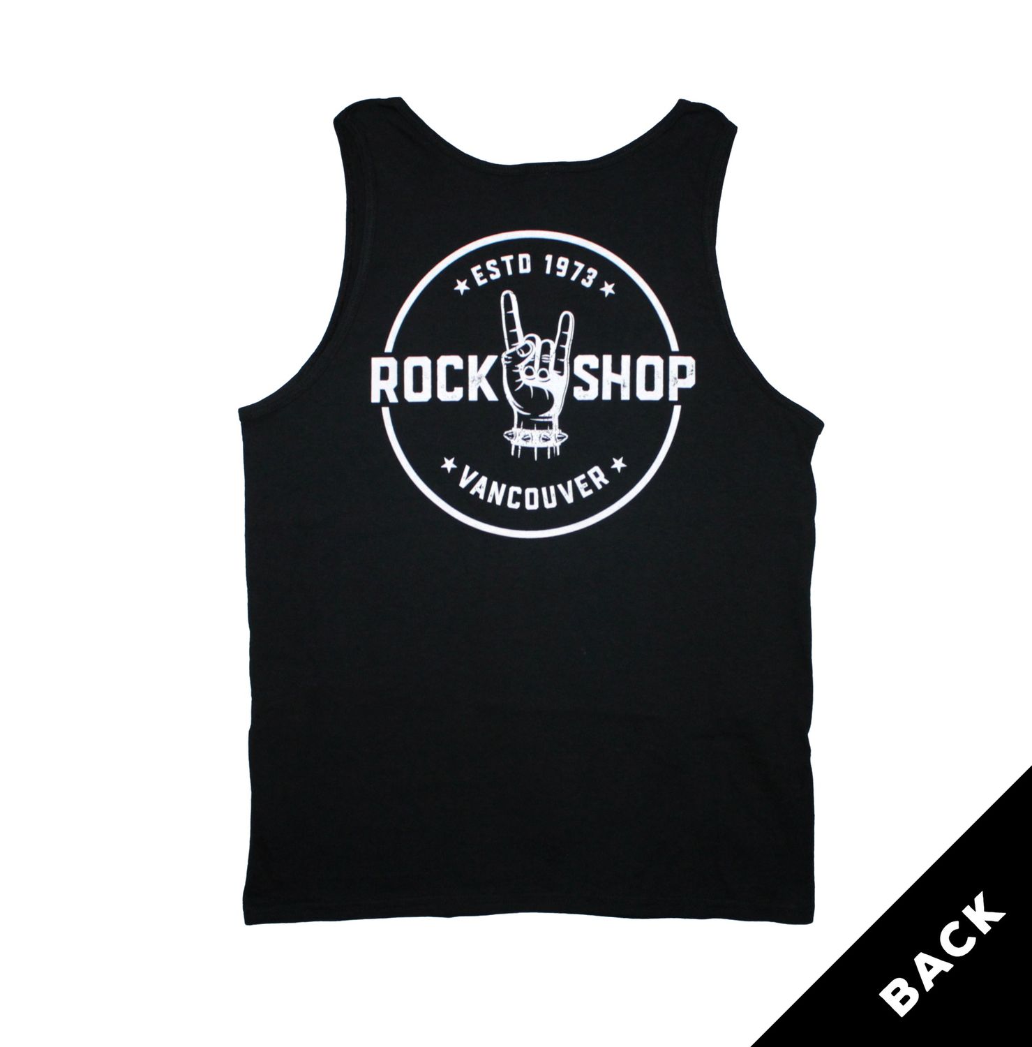 Rock Shop Front &amp; Back Logo Tank Top