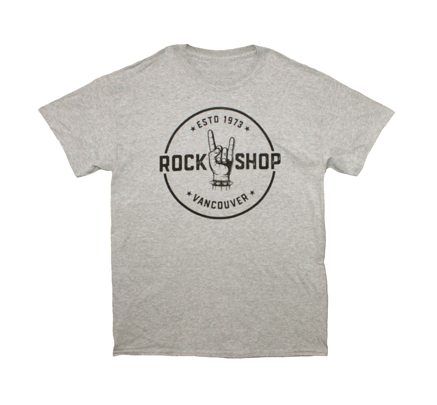 Rock Shop Front Logo - Grey