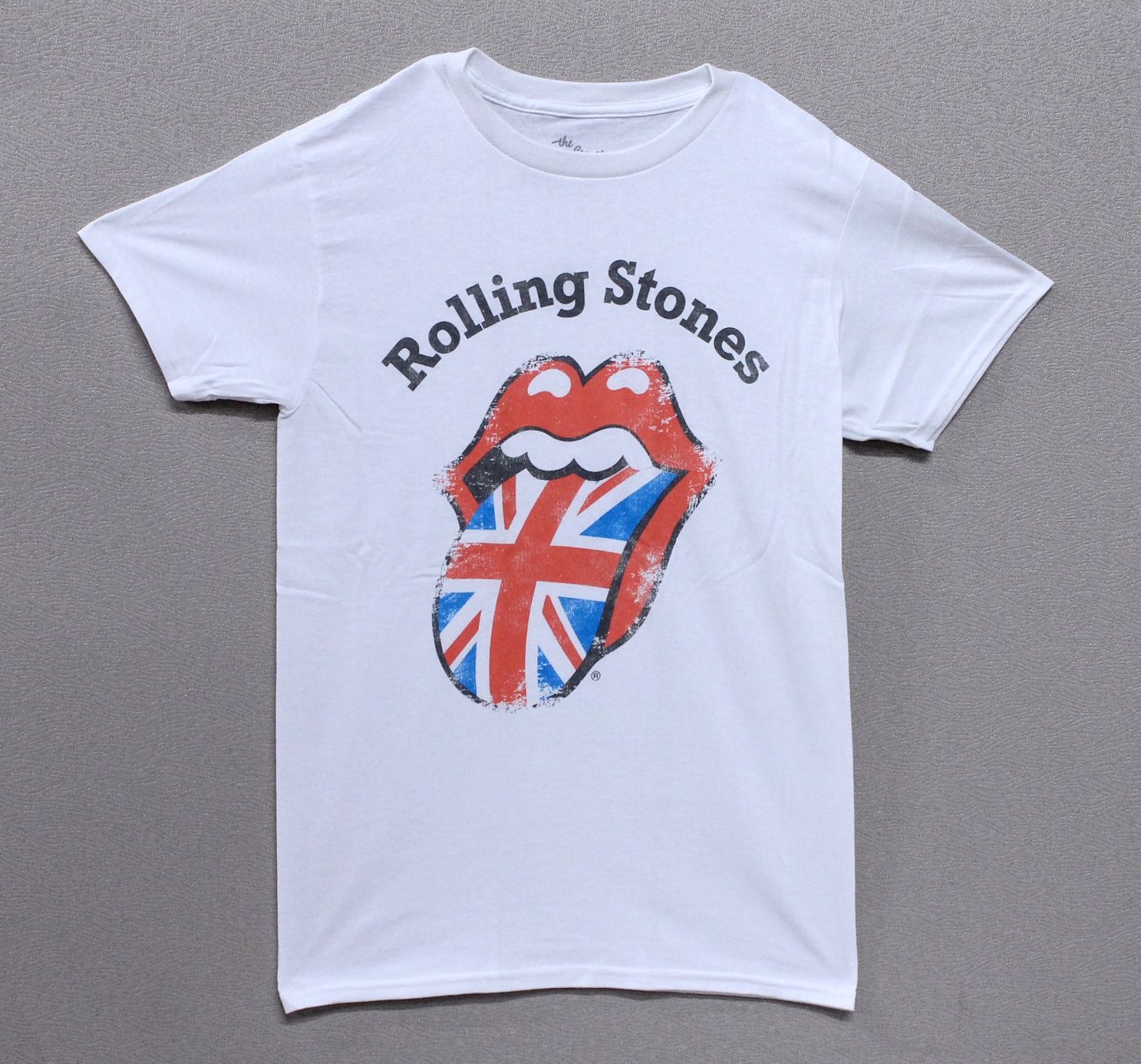 Rolling Stones Distressed UK - White