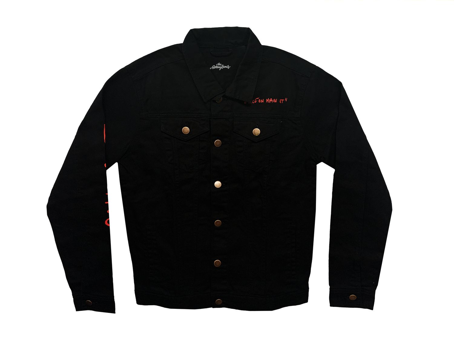Rolling Stones Jean Jacket - BLK