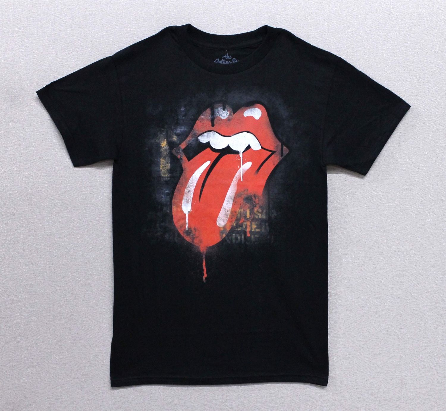 Rolling Stones Stencil - Black