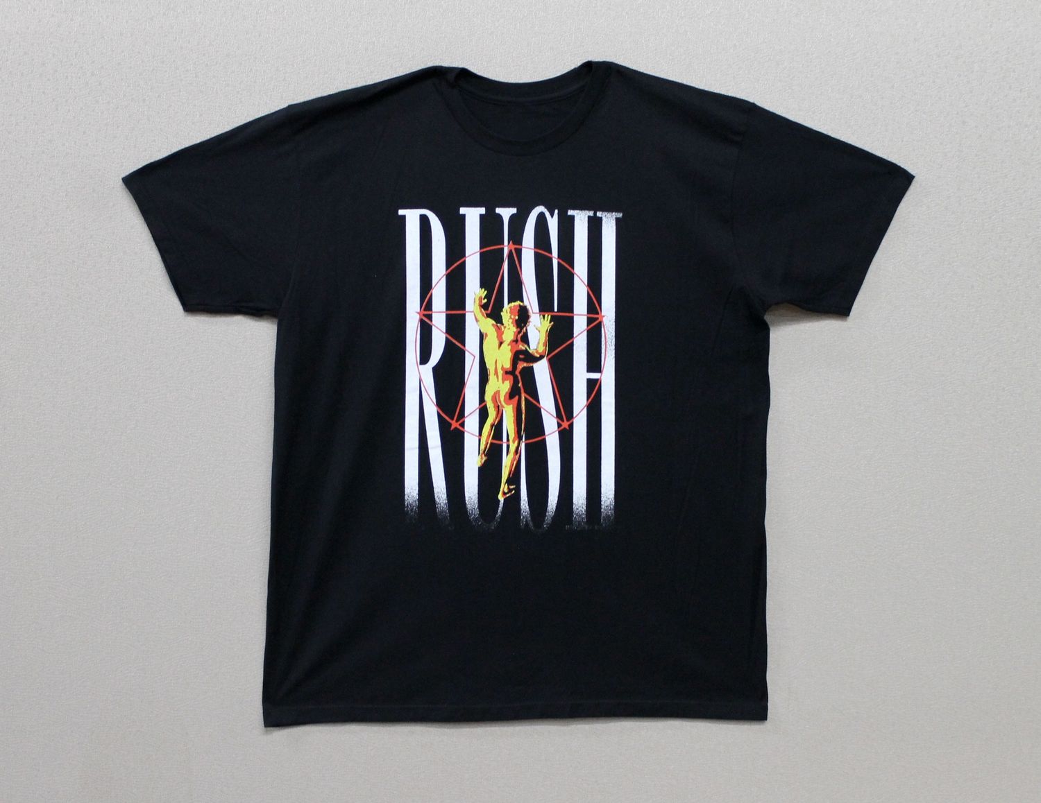 Rush Starman On Tall Text Logo