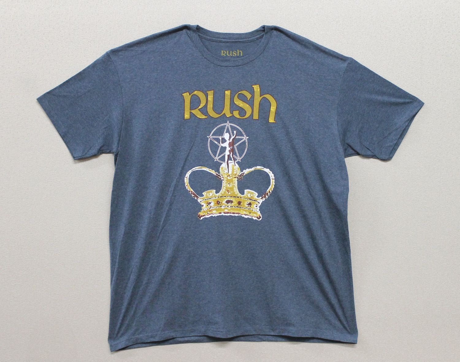 Rush Crown on Heather Blue