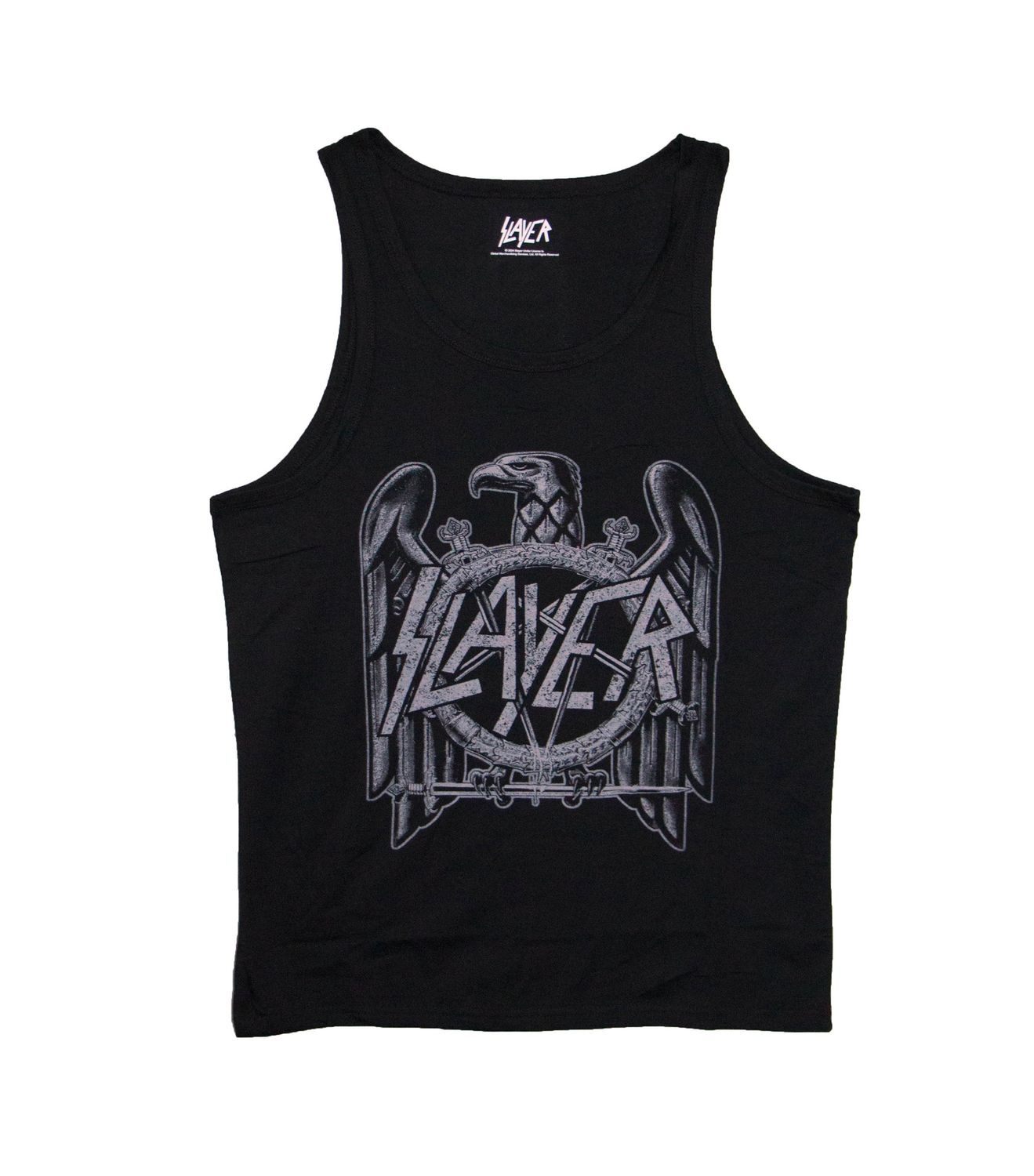 Slayer - Vintage Silver Eagle Tank Top- BLK