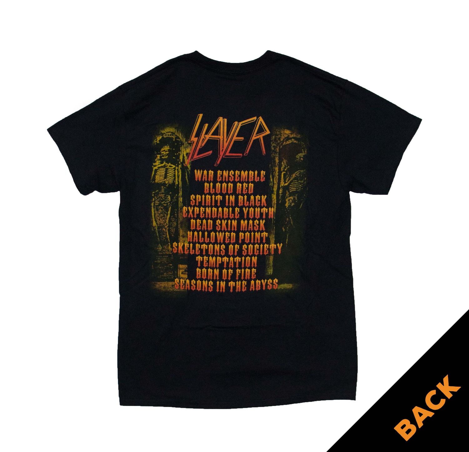 Slayer - Seasons Tracklist - BLK