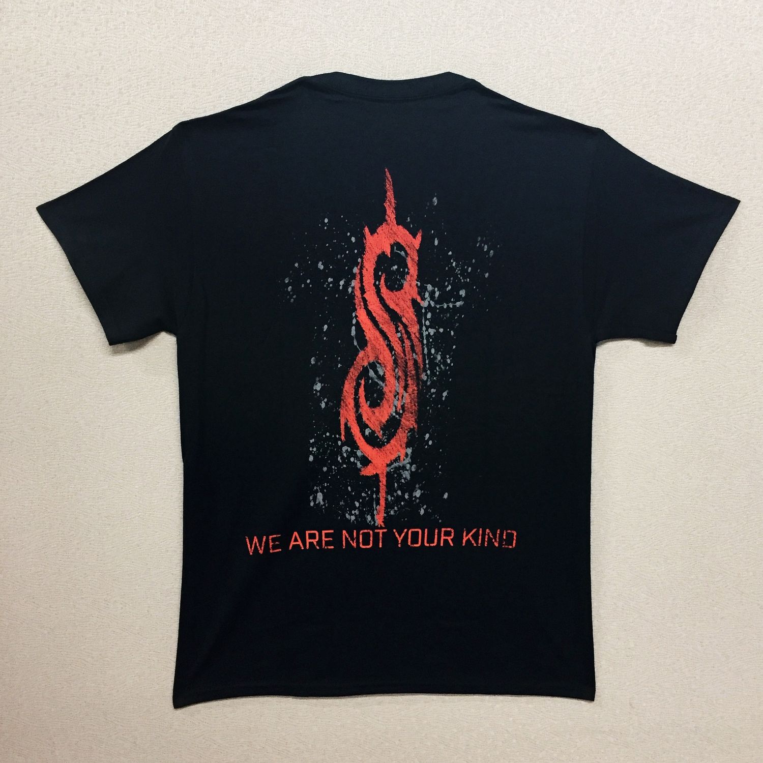 Slipknot Faces Red Grey WANYK - Black