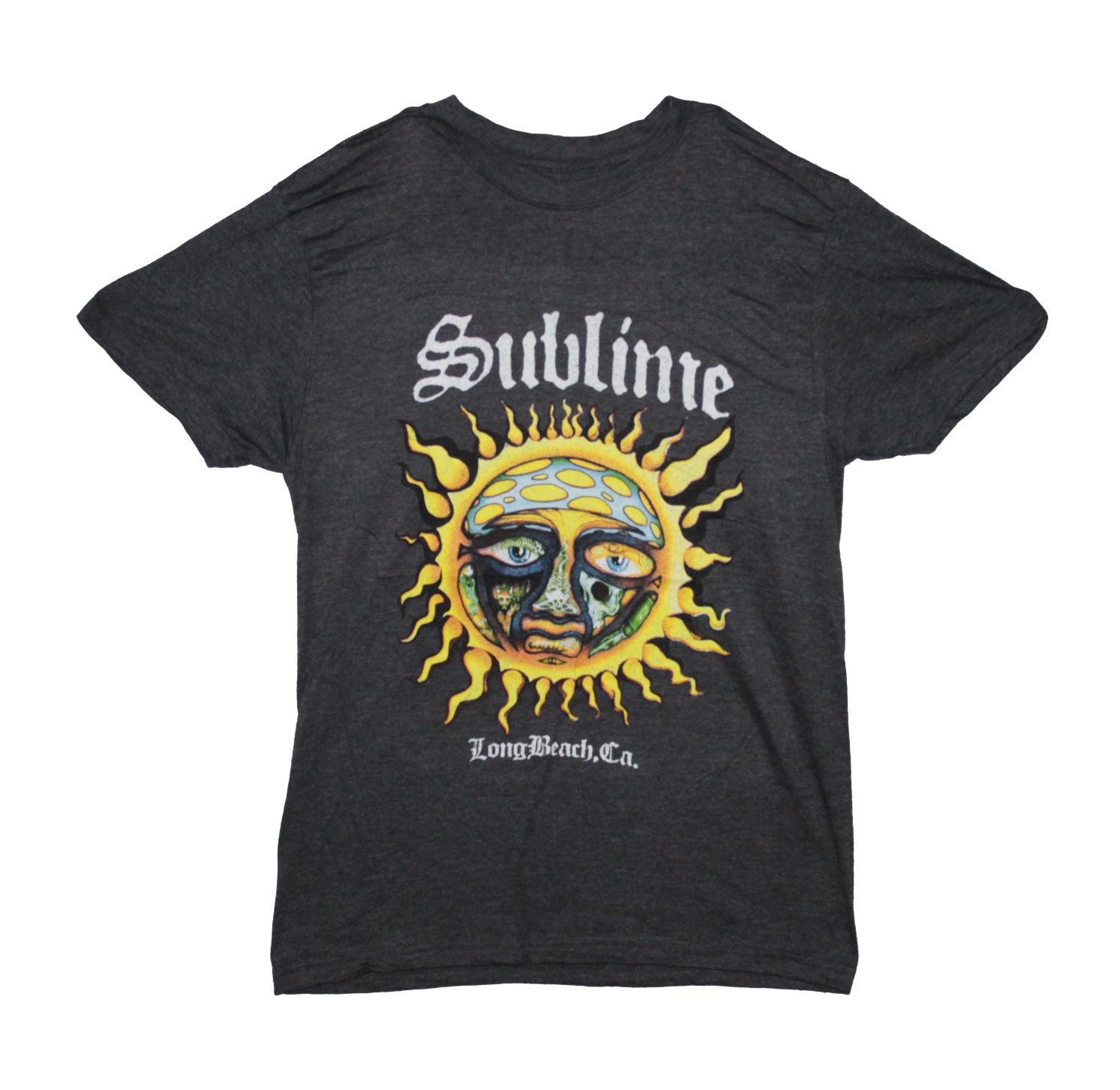 Sublime Logo Stamp Sun - Heather Grey
