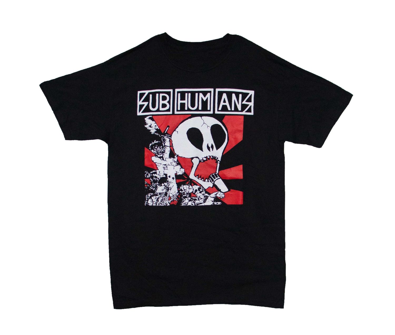 Subhumans - Skull Logo- BLK