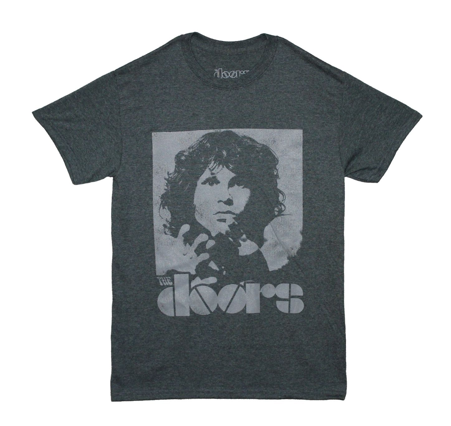 The Doors B&amp;W Portrait - Charcoal Heather