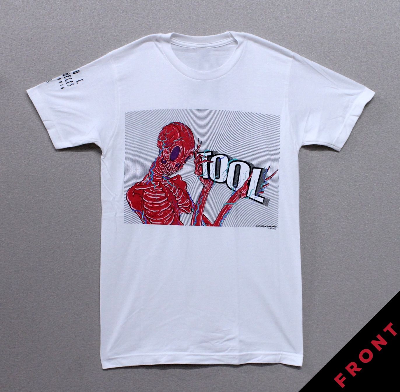 Tool - Skeleton Logo Front &amp; Back - White