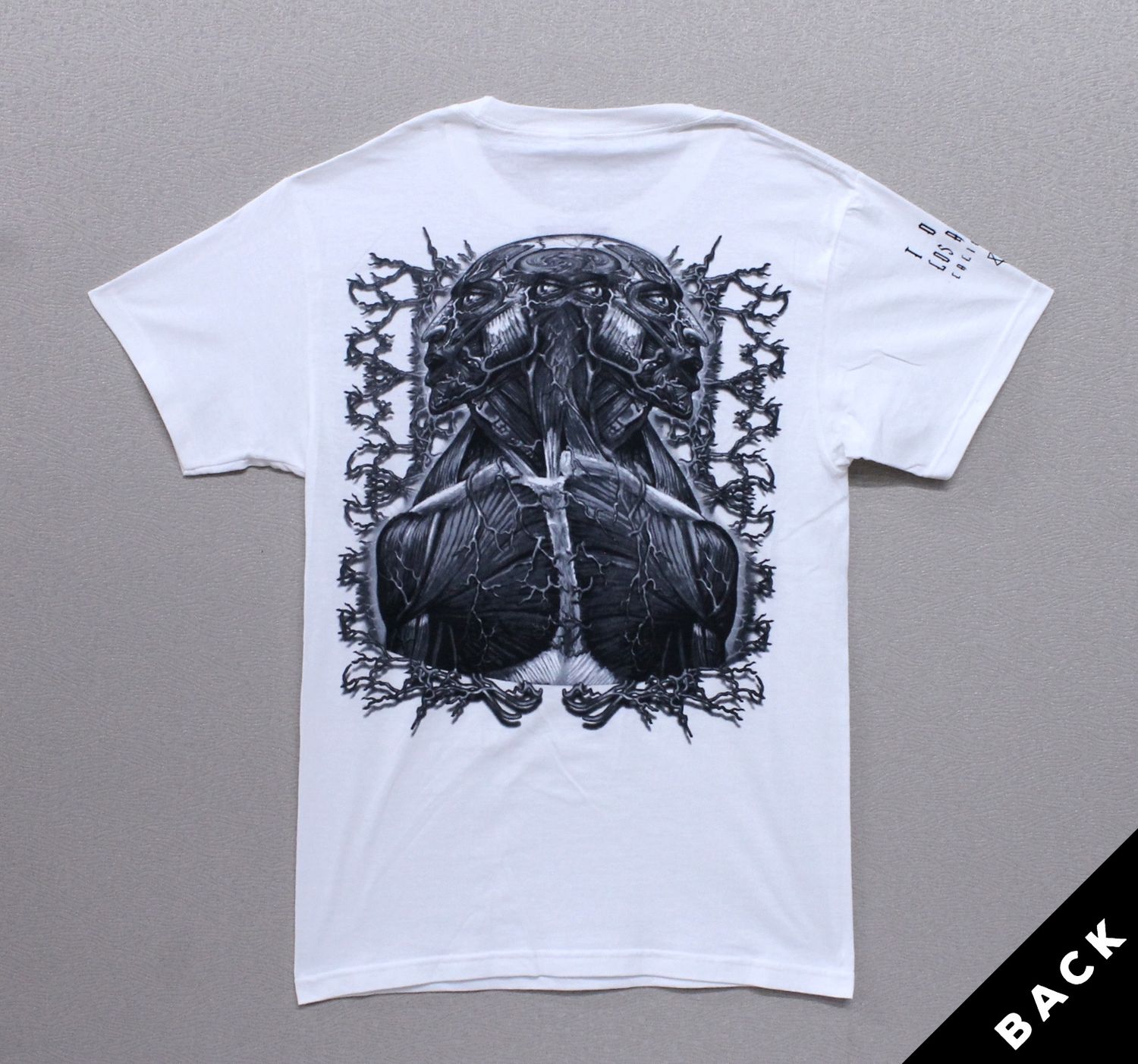 Tool - Grey Tool Man w/New Sleeve Front &amp; Back - White