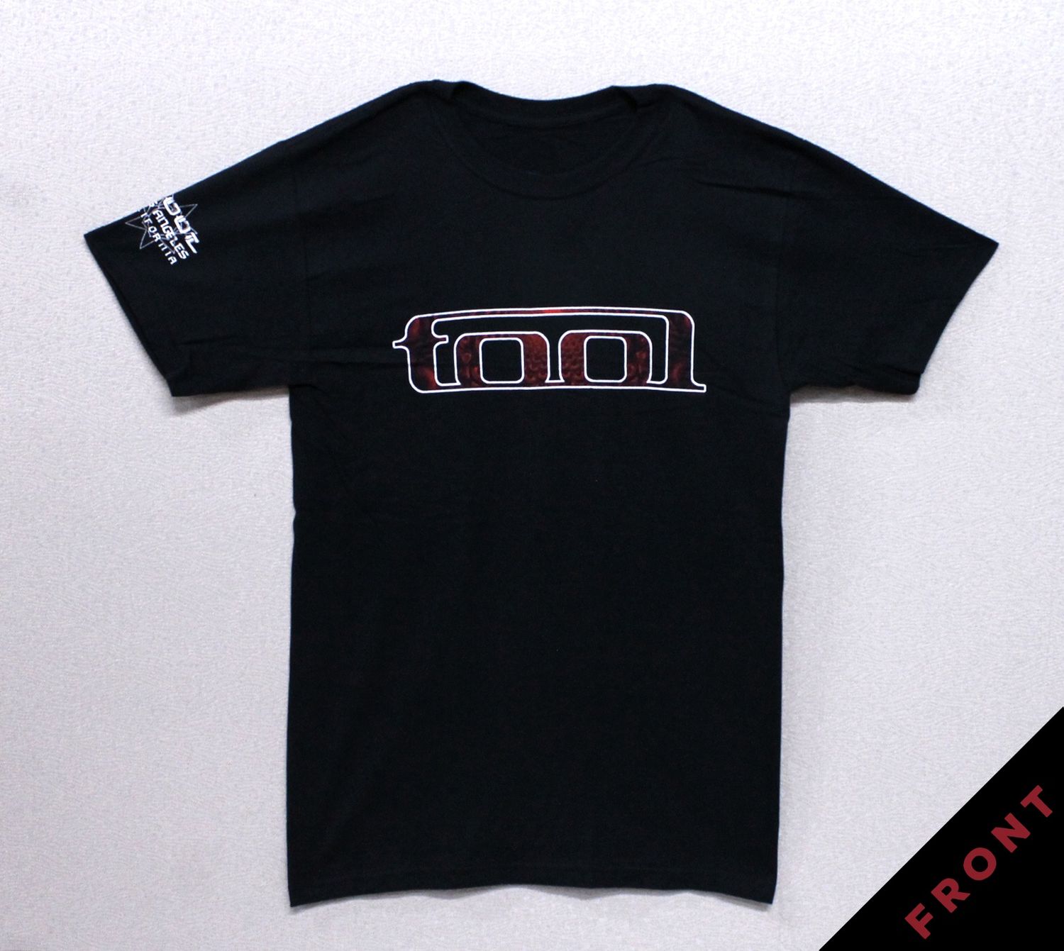 Tool - Red Swirl Pattern w/New Sleeve Front &amp; Back - Black