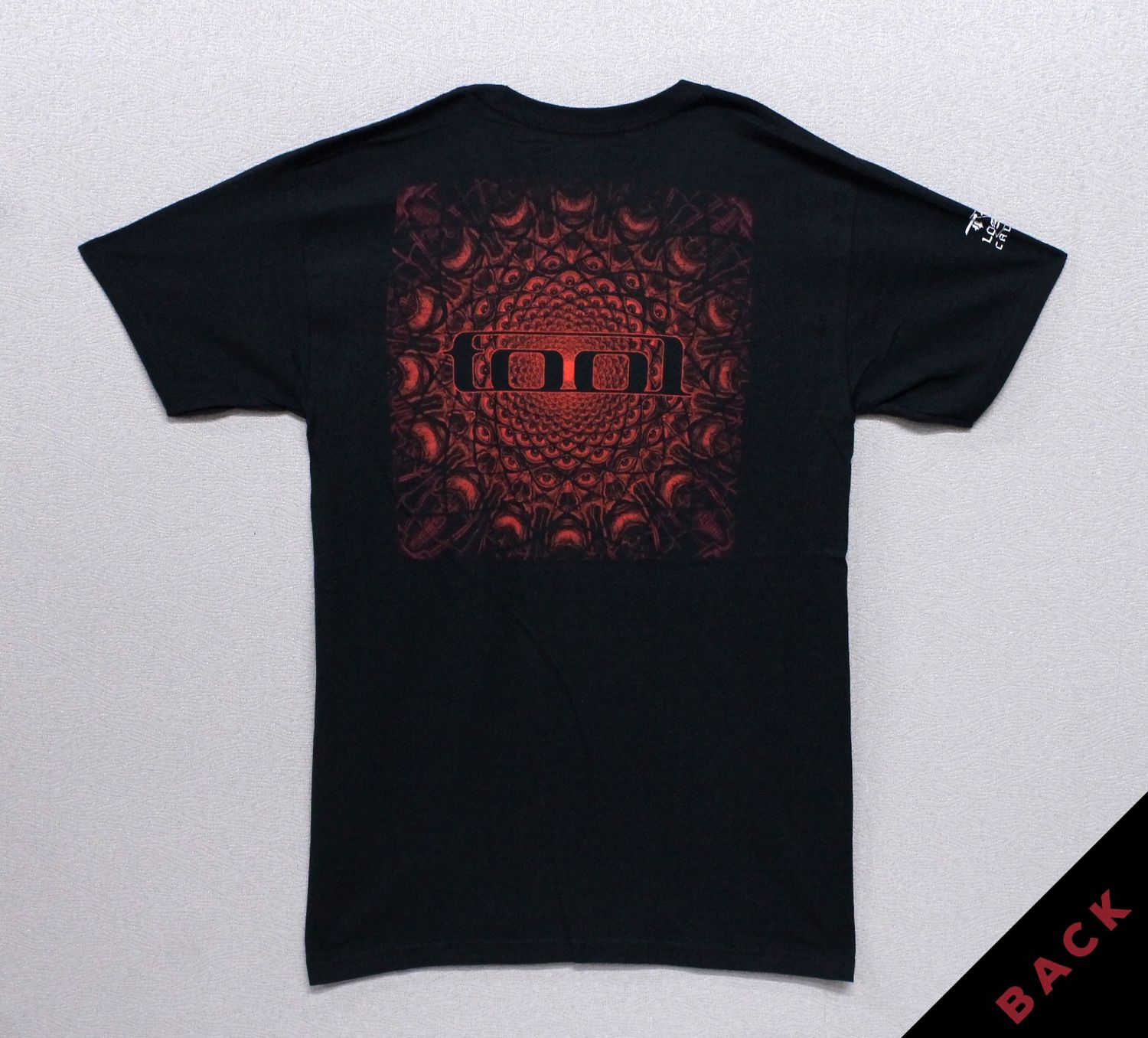 Tool - Red Swirl Pattern w/New Sleeve Front &amp; Back - Black
