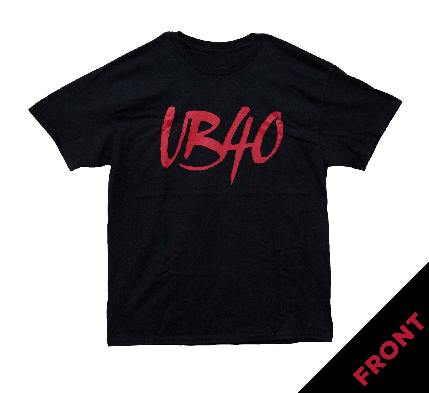UB40 Red Wine Logo - BLK