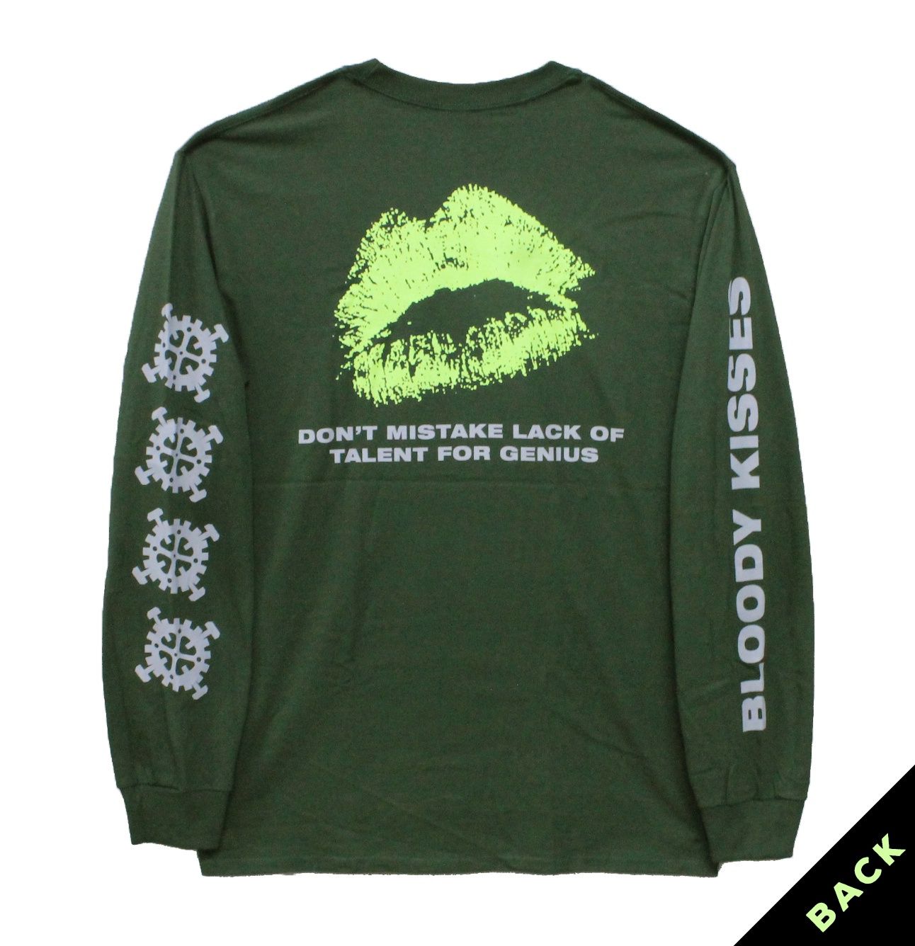 Type O Negative Crude Gears Longsleeve - Dark Green