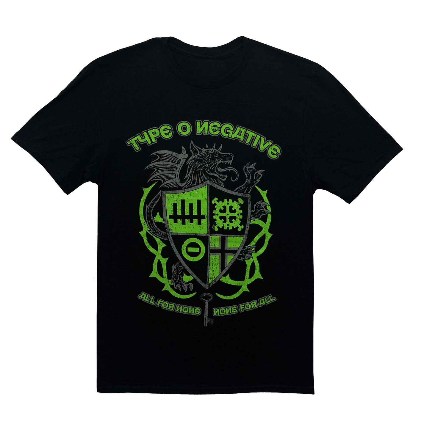 Type O Negative Wolf Crest - BLK