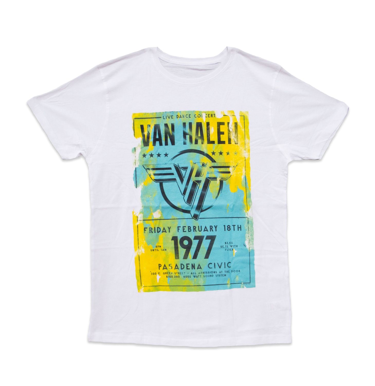 Van Halen Pasadena 77 - White