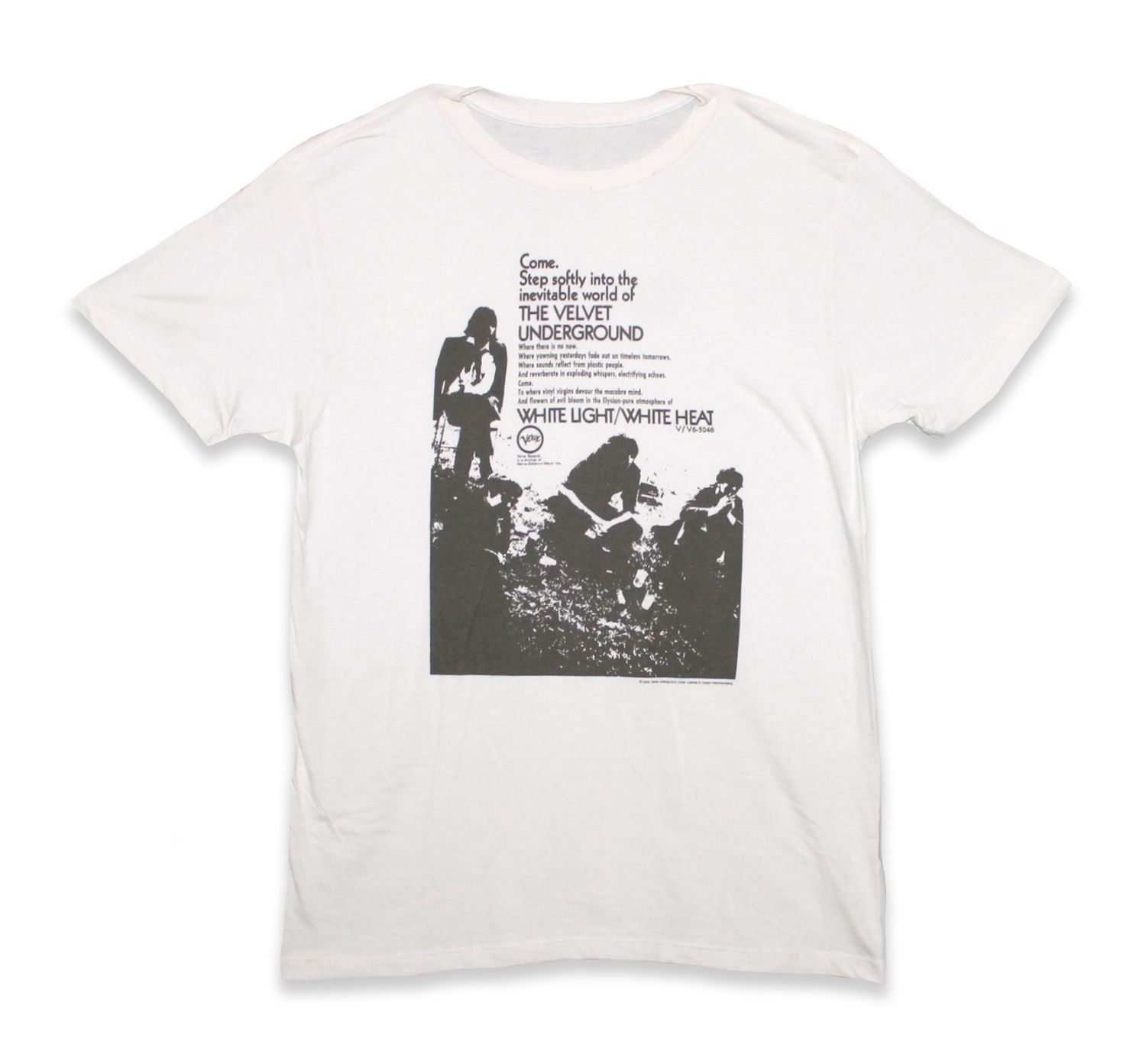 Velvet Underground Step Softly - Vintage White