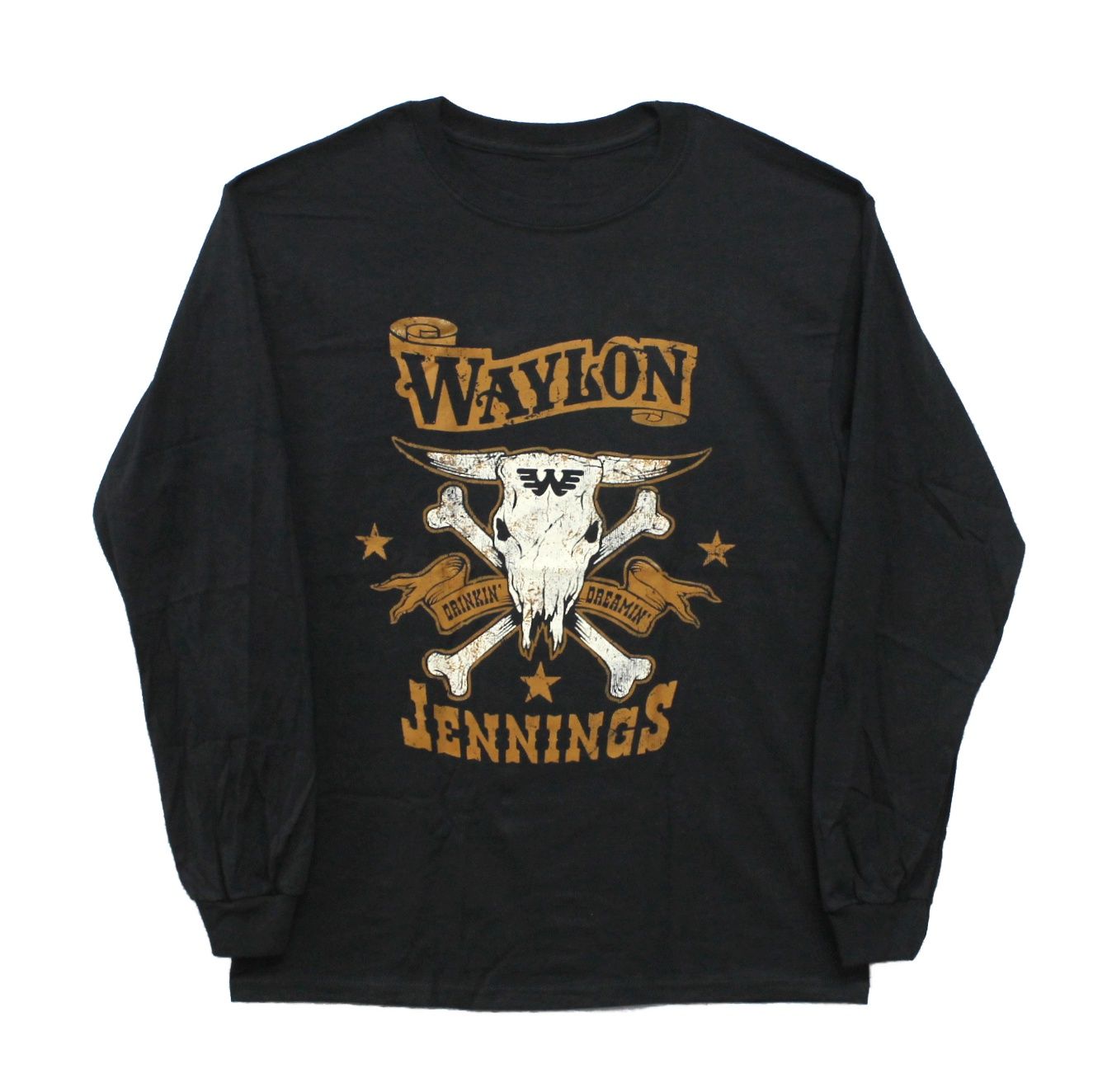 Waylon Jennings Drinkin' and Dreaming Longsleeve